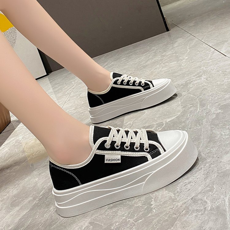 Giày Thể Thao Lưới Mũi Tròn Đế Dày Thời Trang Cho Nữ