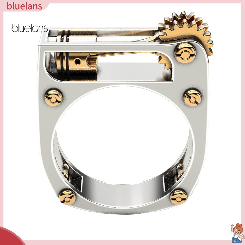 Nhẫn Hình Bánh Răng Cơ Học Phong Cách Punk Cho Nam Và Nữ