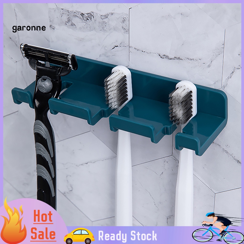 Móc Treo Bàn Chải Đánh Răng Gắn Tường Không Cần Khoan Đa Năng Tiện Dụng Cho Nhà Tắm