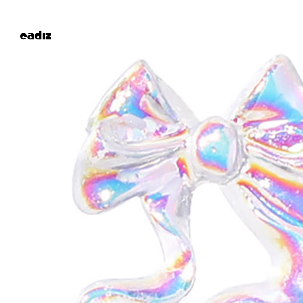 Bộ 50 Phụ Kiện Trang Trí Móng Tay 3D Hình Nơ Xinh Xắn