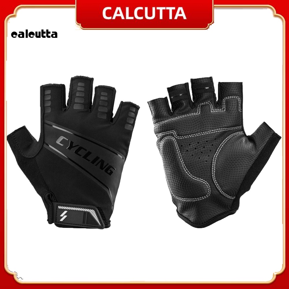 1 Đôi Găng Tay Nửa Ngón Chống Trượt Thoáng Khí Unisex