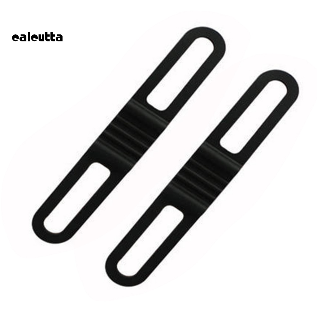 Bộ 2 Dây Silicone Giữ Đèn Pin Gắn Tay Lái Xe Đạp Chống Trượt Tiện Dụng