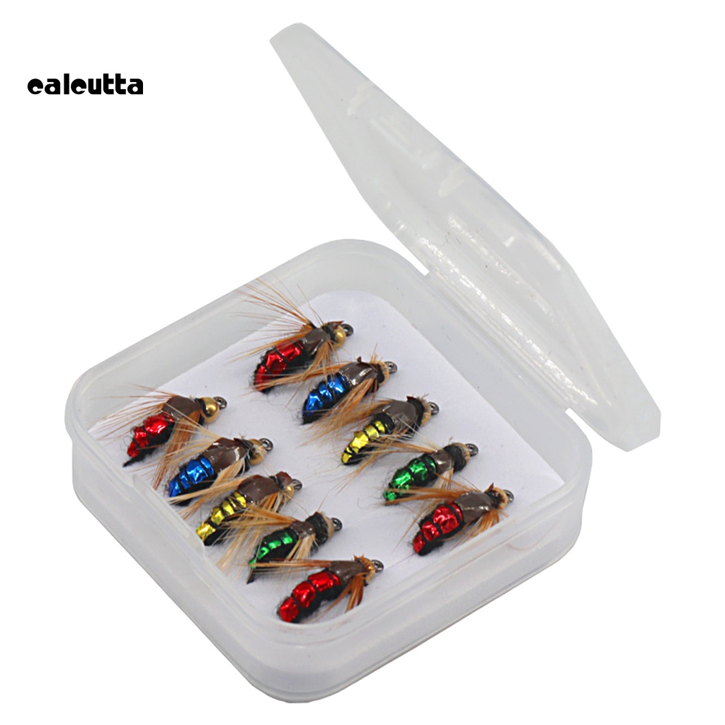 Set 5 / 10 Mồi Câu Cá Giả Có Độ Dẻo Cao Màu Sắc Tươi Sáng