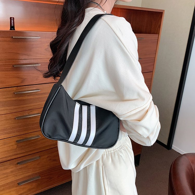 Túi Xách Đeo Vai / Kẹp Nách Chất Liệu Nylon Kích Cỡ Lớn Phong Cách Thời Trang Hàn