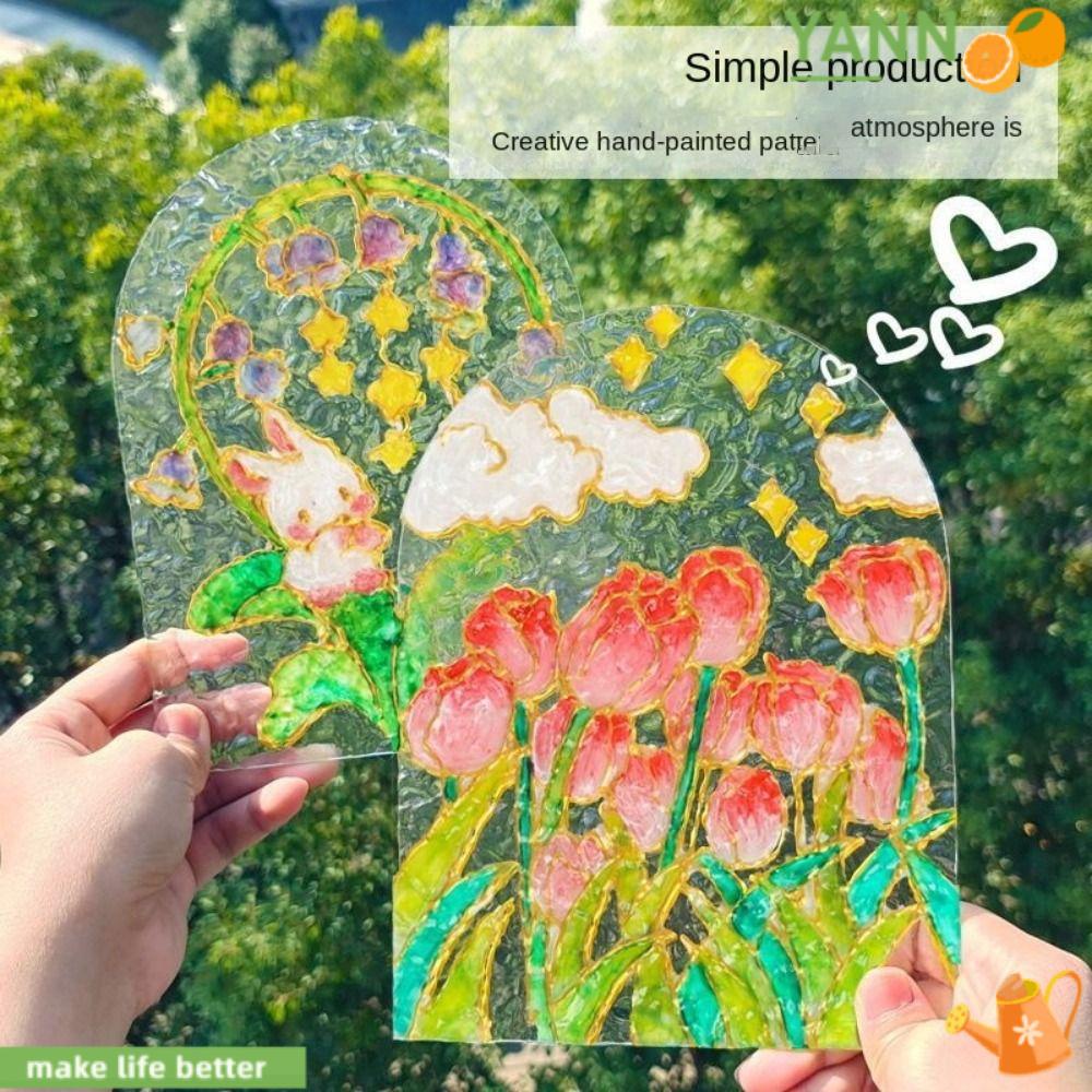 YANN1 Đèn Ngủ Để Bàn Hình Hoa Tulip Phát Quang Độc Đáo Trang Trí Tiệc Cưới / Lễ Tình Nhân DIY