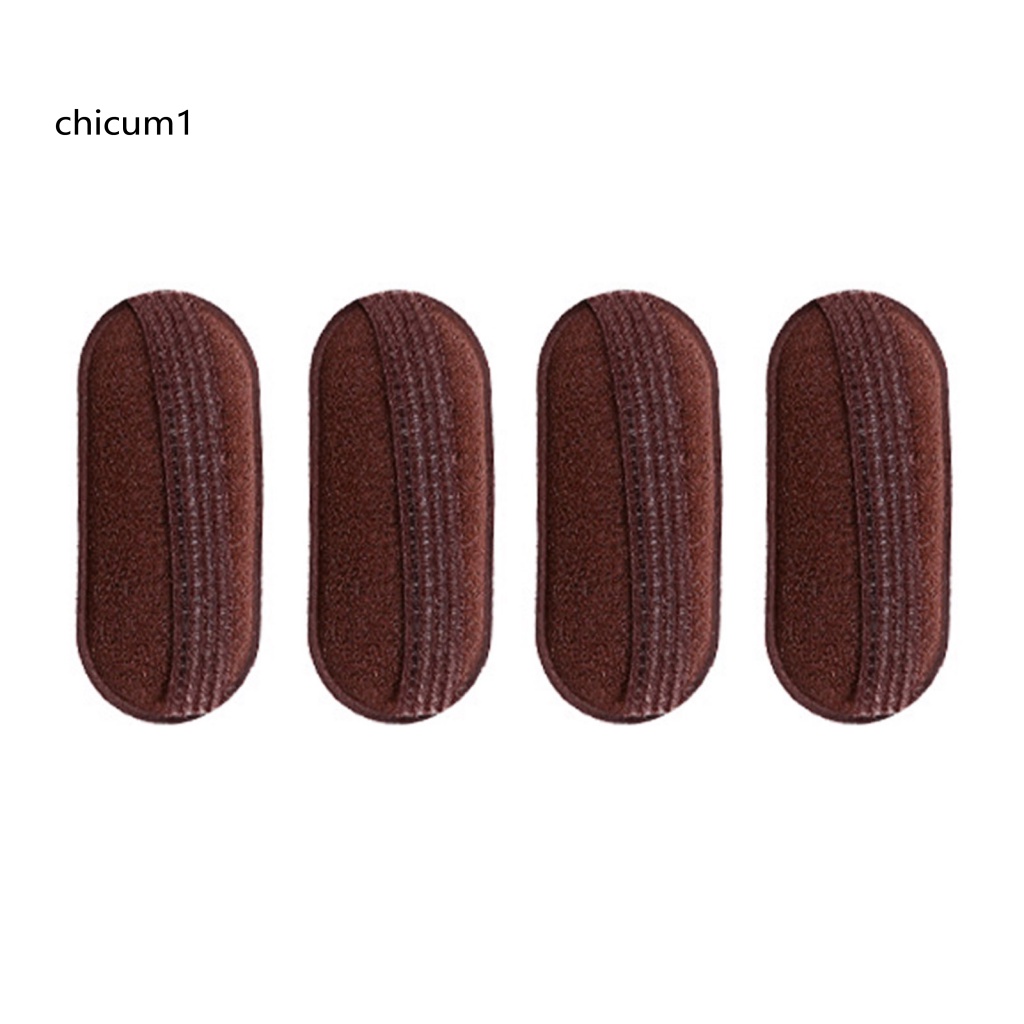 Set 4 Kẹp Tạo Kiểu Tóc Bồng Bềnh Thoáng Khí Không Dùng Điện DIY