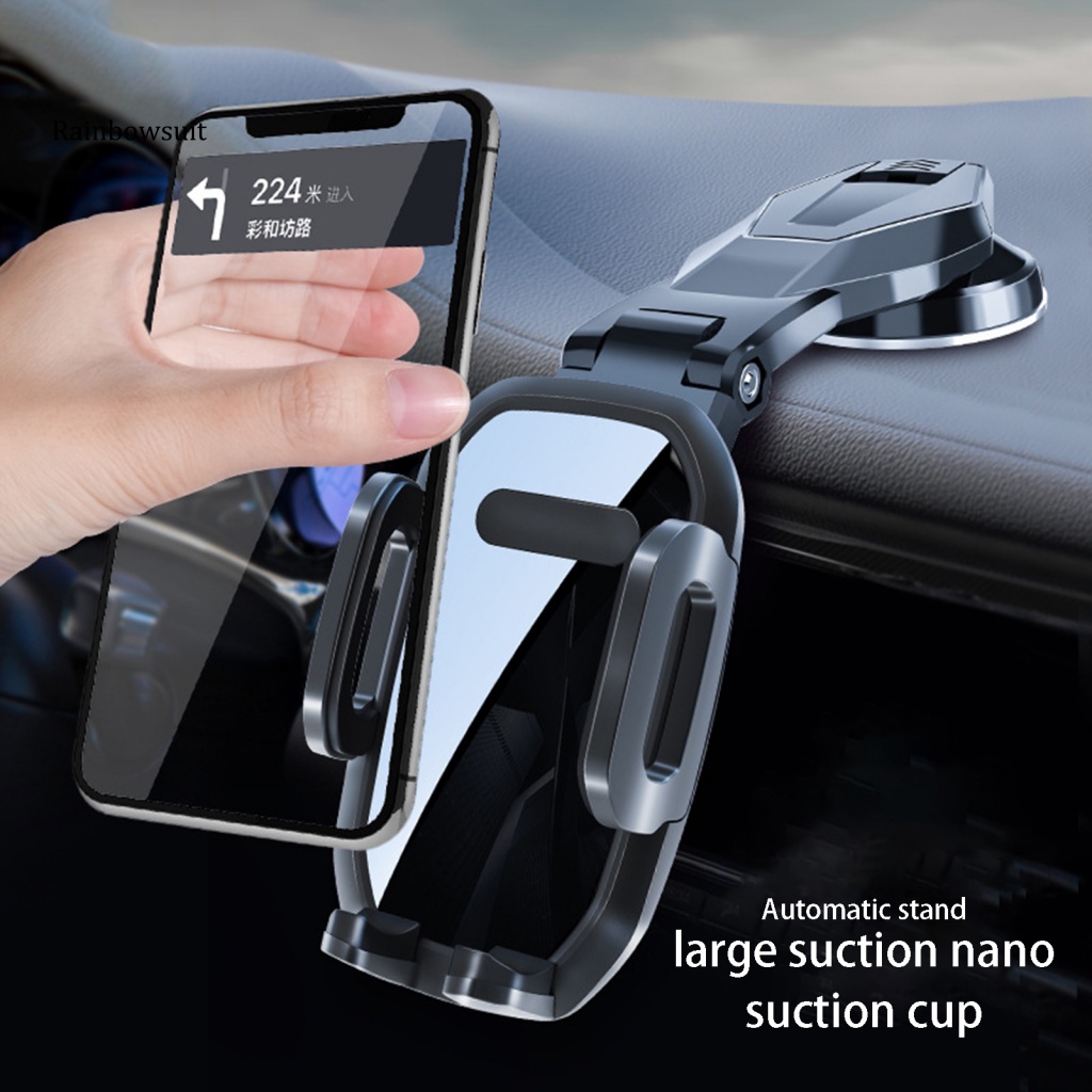 Giá Đỡ Điện Thoại / Thiết Bị Định Vị GPS Xoay 180 Độ Có Giác Hút Mạnh Chống Trượt An Toàn Cho Xe Hơi