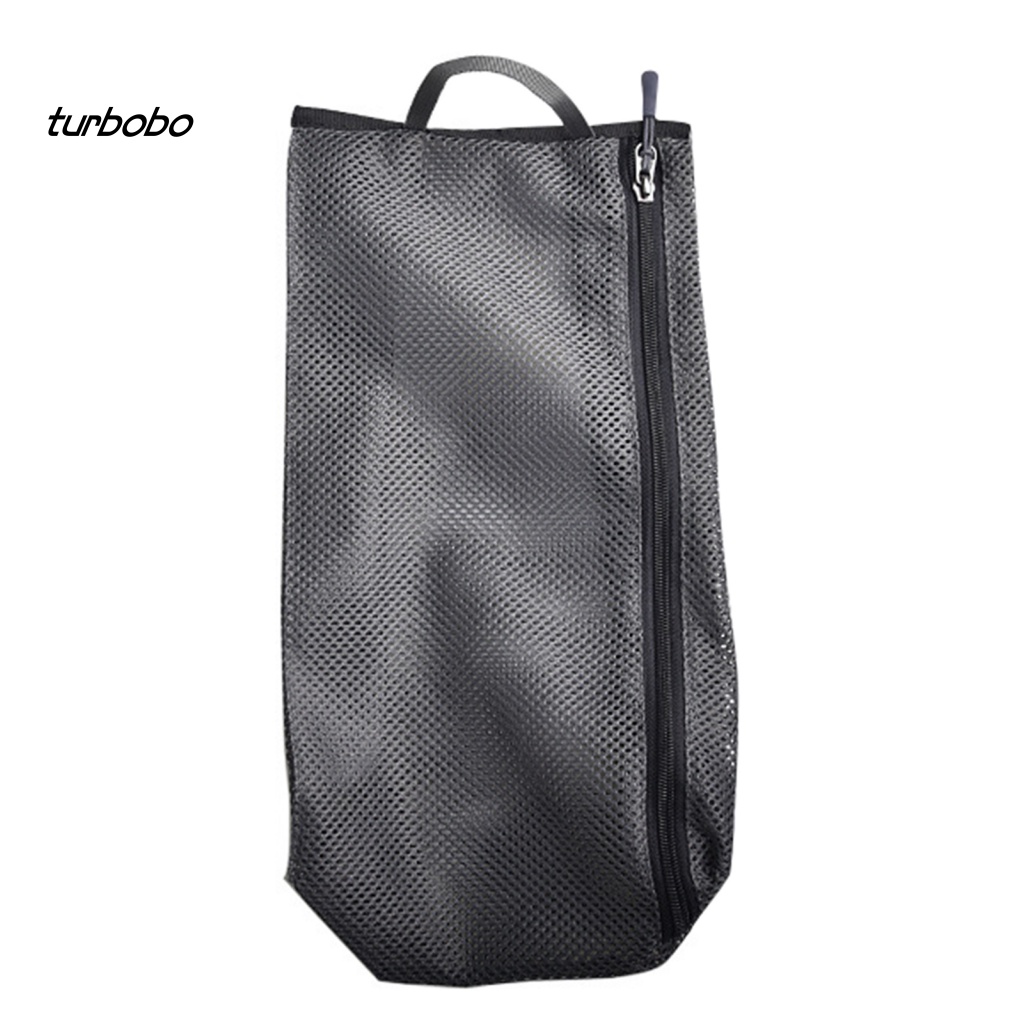 Túi Lưới Đựng Giày Chống Mài Mòn Thoáng Khí Có Khóa Kéo Tiện Dụng