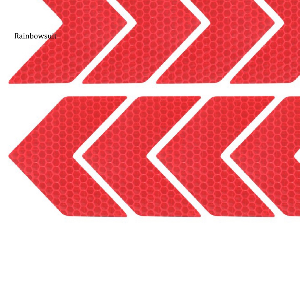 Set 10 Miếng Dán Phản Quang Tự Dính Bảo Vệ Thân Xe Hơi