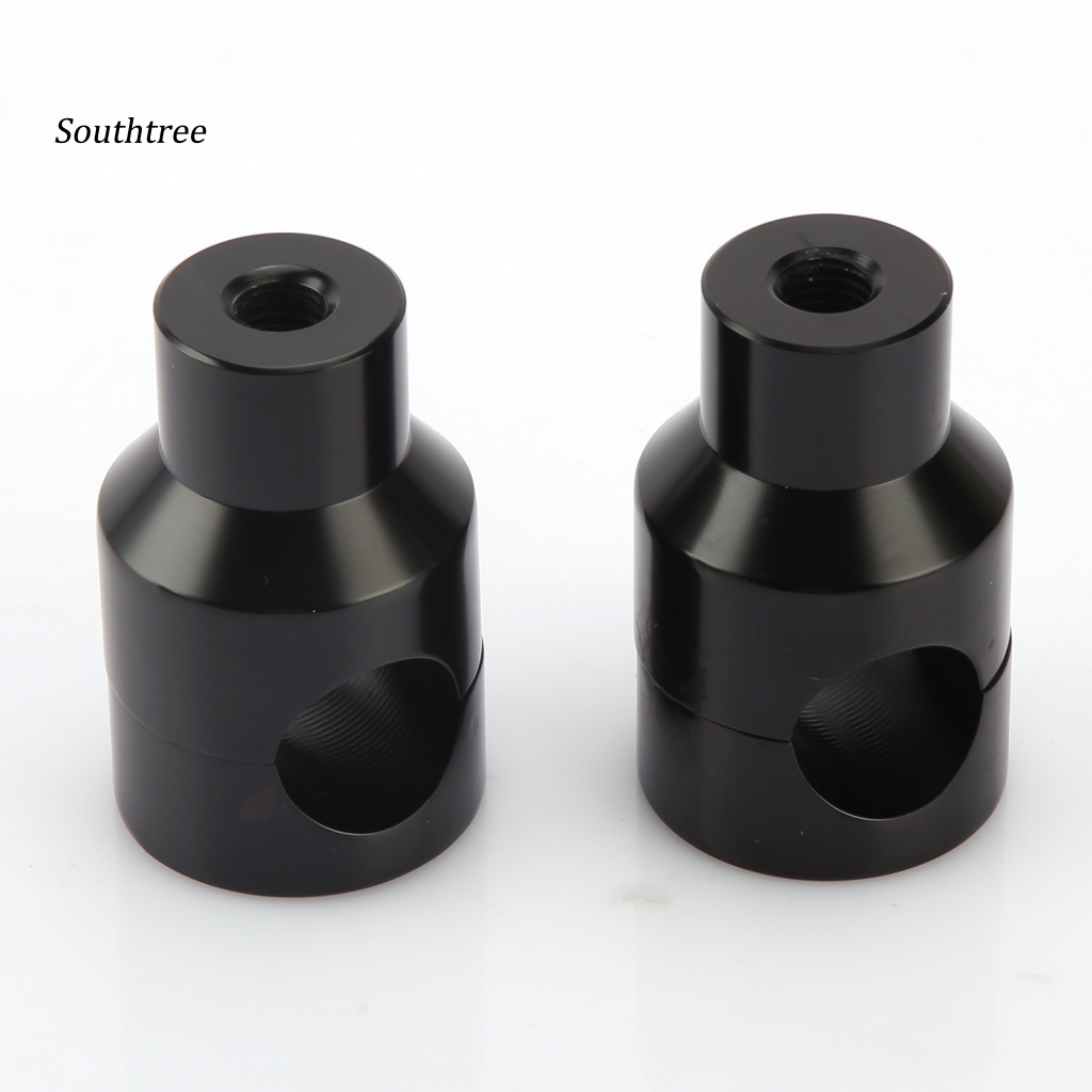 Bộ 2 Kẹp Cố Định Tay Lái Xe Máy Màu Đen Chống Oxy Hóa Kích Thước Nhỏ Gọn 25mm