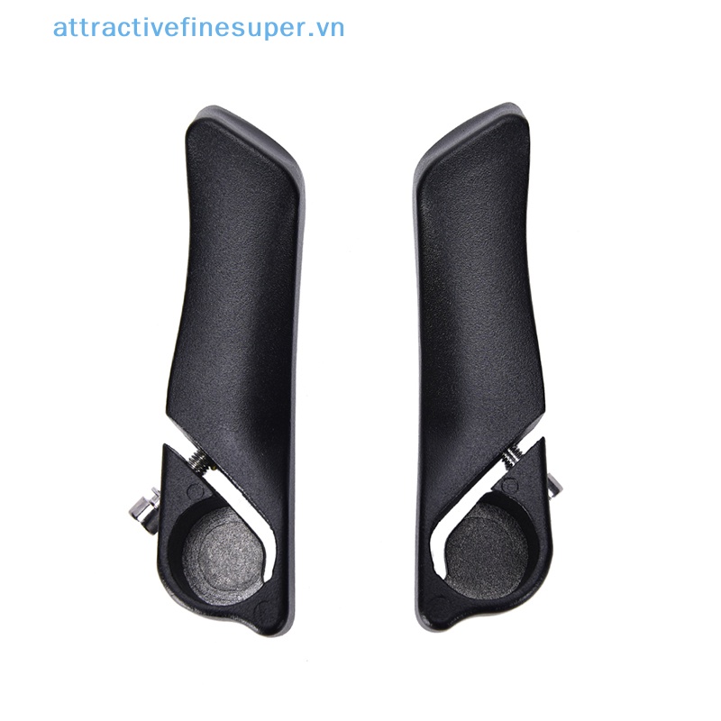 2 Tay Nắm Xe Đạp Bằng Hợp Kim Nhôm Màu Đen