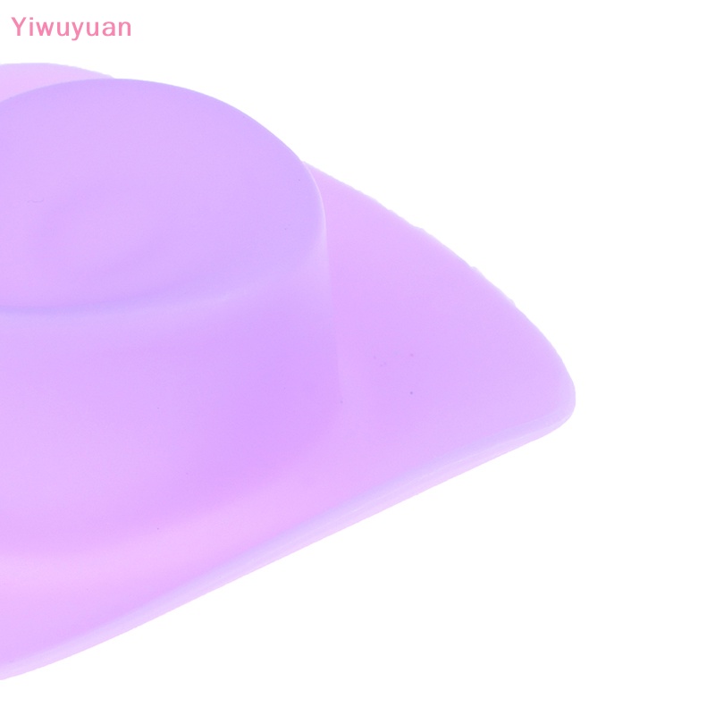 < Yiwuyuan > Set 10 Mũ Cao Bồi Mini Bằng Nhựa Màu Tím / Đỏ Thời Trang Sáng Tạo Và Thiết Thực Cho Búp Bê Bé