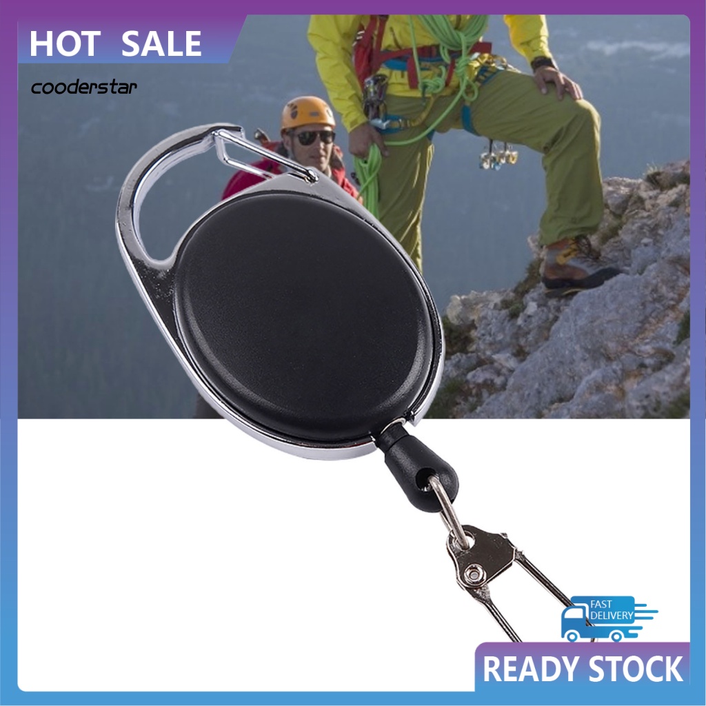 Móc Chìa Khóa Bằng Dây Nylon Bền Chống Thất Lạc Có Thể Thu Gọn