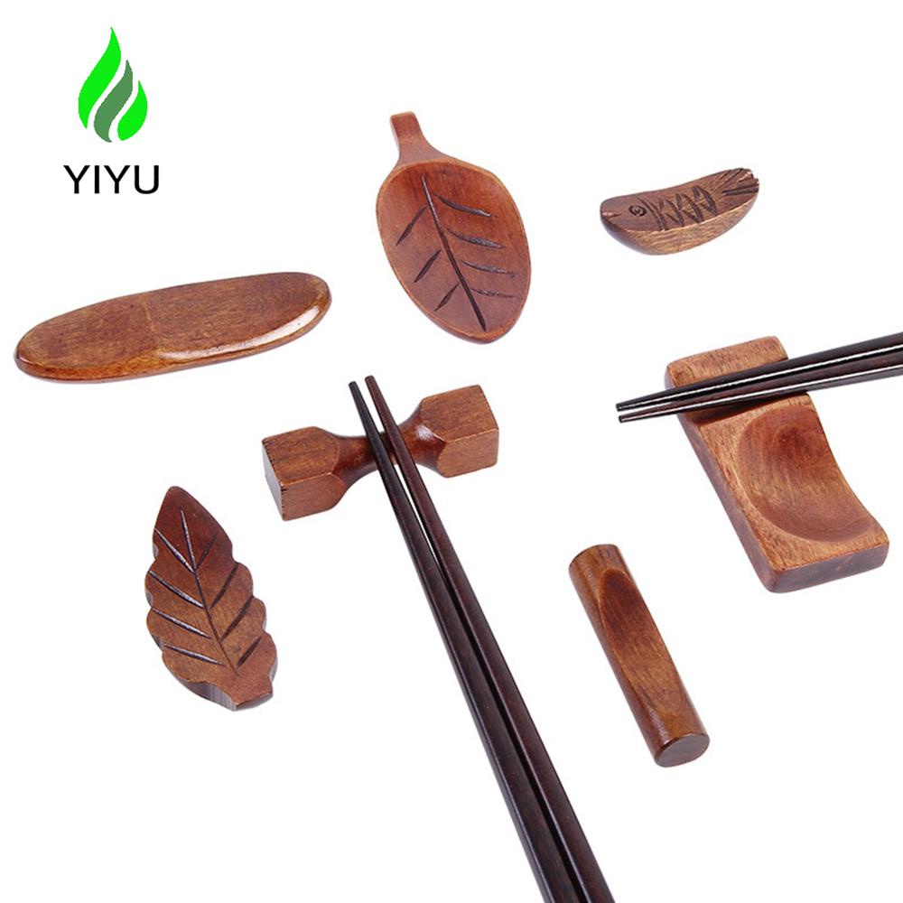 YIYU Giá Đỡ Đũa Bằng Gỗ Phong Cách Nhật Bản