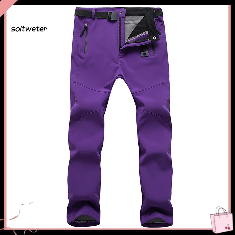 Quần Leo Núi Dáng Dài Chất Liệu Dày Dặn Giữ Ấm Nhanh Khô Thời Trang Mùa Đông Cho Nữ