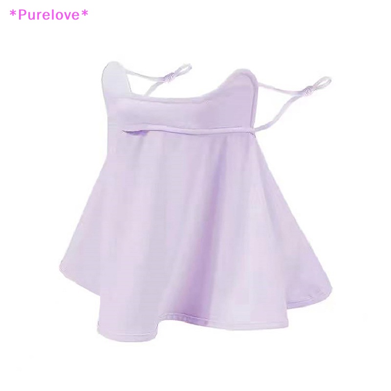 Khẩu Trang Lụa Lạnh Chống Tia UV Nhanh Khô Thoáng Khí Bảo Vệ Tai Mới