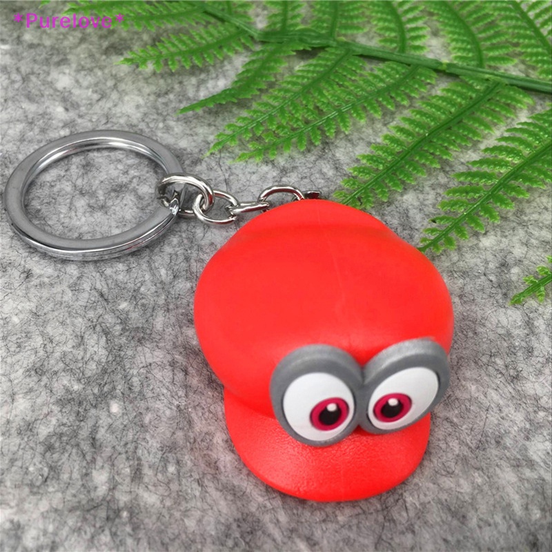 Móc Khóa Hình Nón 3D Bằng Nhựa PVC Mềm Độc Đáo Mới