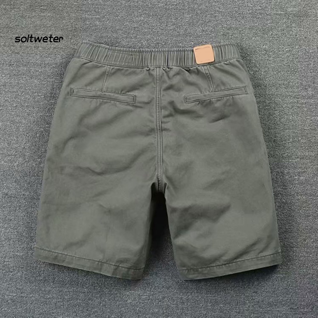 Quần Short Dây Rút Màu Sắc Thời Trang Mùa Hè Cho Nam