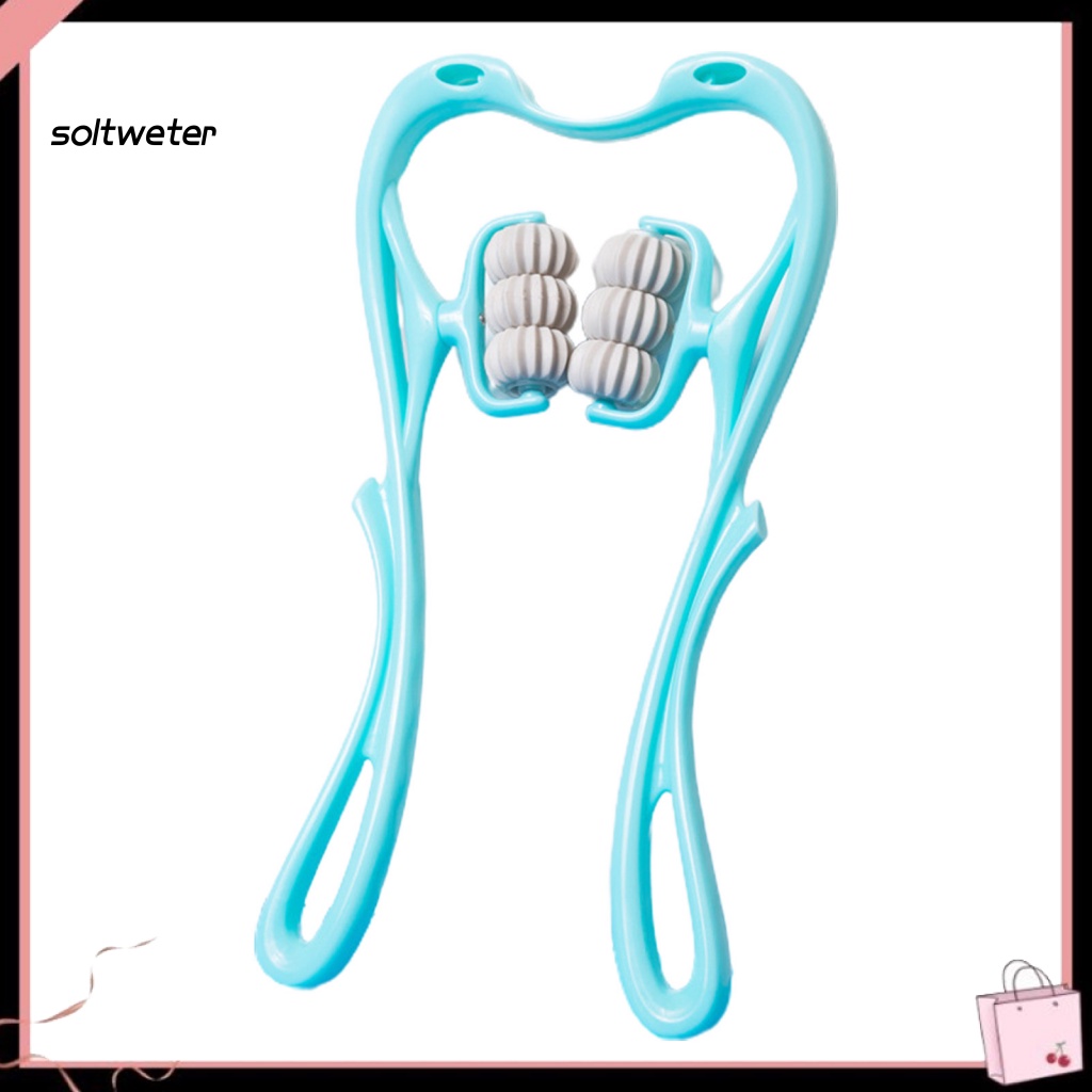 Máy Mát Xa Cổ 6 Bánh Xoay 360 Độ Cầm Tay Tiện Dụng