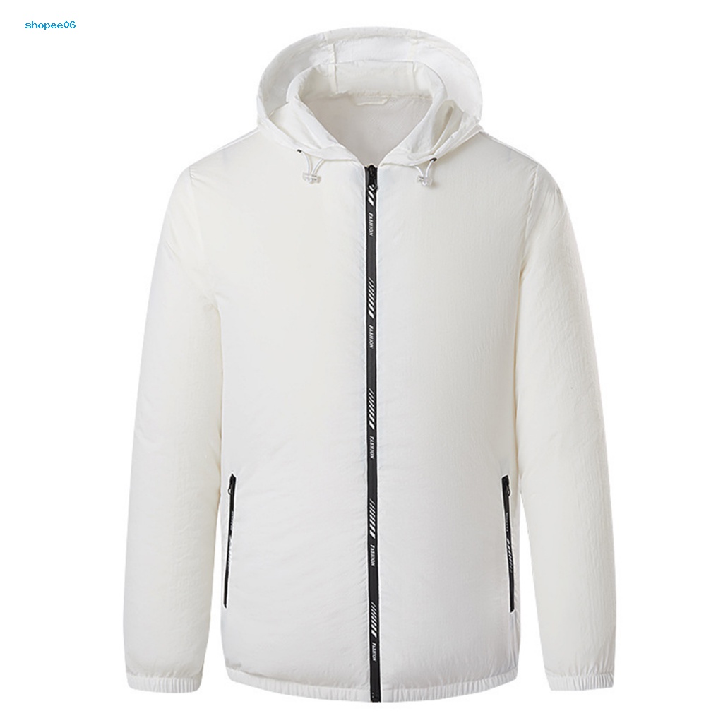 Áo Khoác Tay Dài Có Nón 3 Tốc Độ Điều Hòa Không Khí Thời Trang Đường Phố Cho Nam