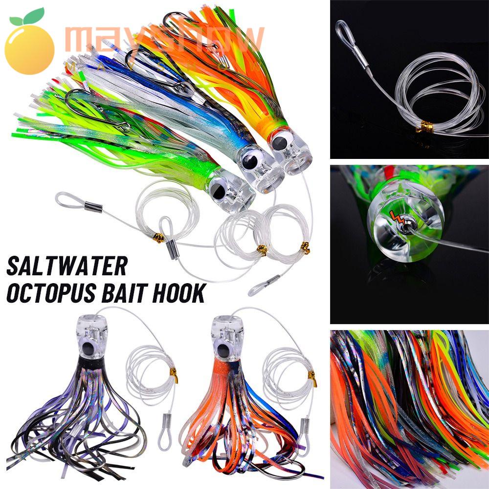 MAYSHOW Mồi Câu Cá Phát Sáng Hình Bạch Tuộc Độc Đáo