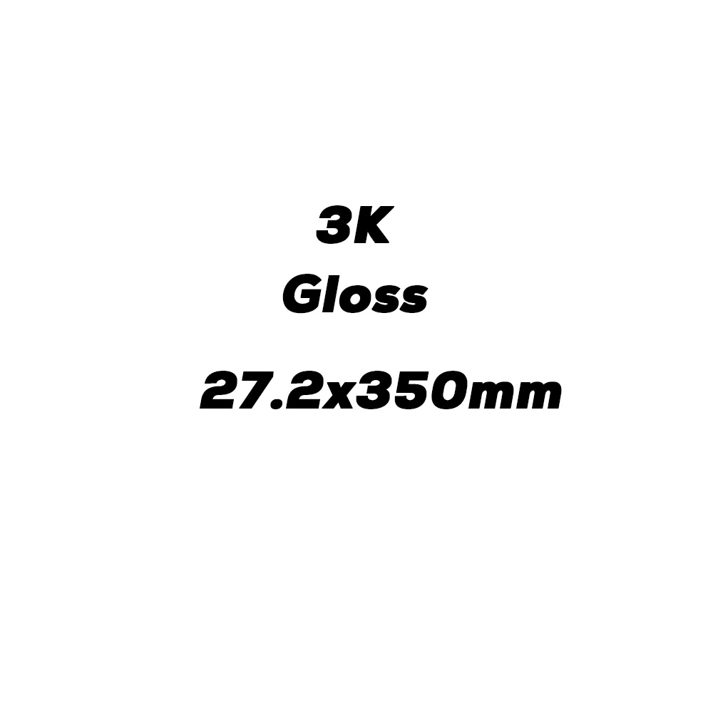 Thanh Đỡ Yên Xe Đạp Leo Núi Bằng Sợi Carbon Màu Trắng 20Degree 27.2 / 31.6 * 350 / 400mm