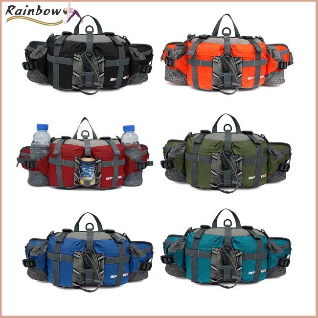 Túi Đeo Hông Kèm Giá Đỡ Bình Nước Chống Thấm Nước Tiện Dụng Cho Nam Và Nữ