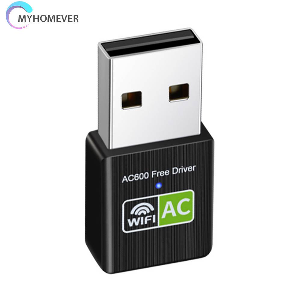 Thiết Bị Nhận Tín Hiệu WiFi 600Mbps USB Hai Băng Tần Kép Cho Máy Tính Để Bàn / Laptop