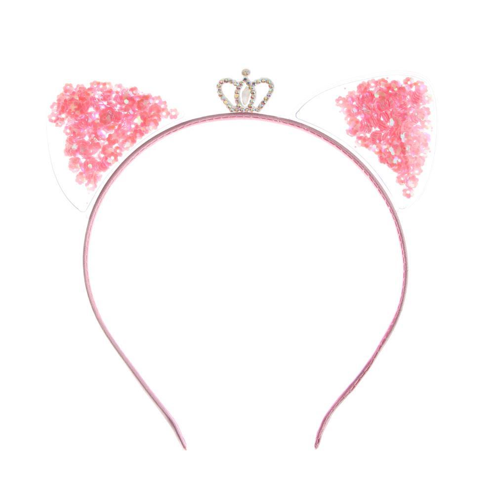 ANEMONE Băng Đô Cài Tóc Đính Kim Sa Lấp Lánh Thời Trang Hàn Quốc