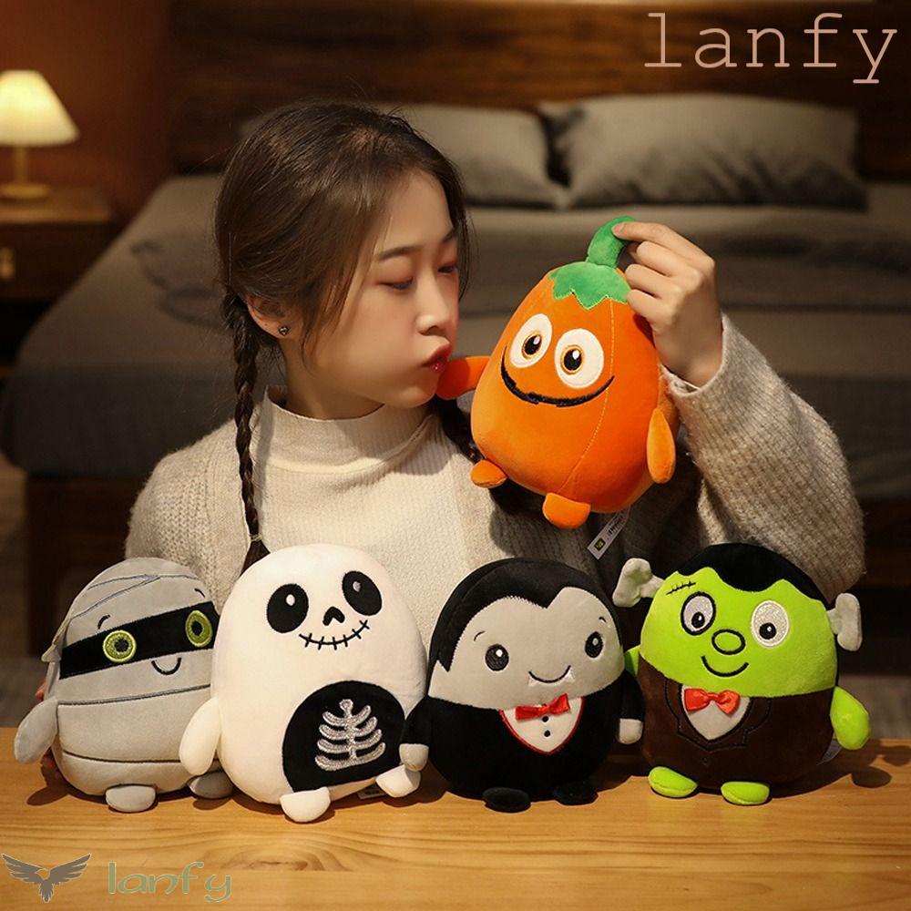 LANFY Búp Bê Nhồi Bông Chủ Đề Halloween Dễ Thương