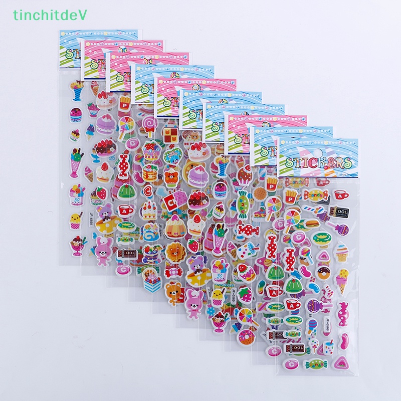 [TinchitdeV] Set 10 Tấm Bọc Bong Bóng Hình Que Kem Hoạt Hình Dành Cho Trẻ Em Đi Học [Hàng Mới]