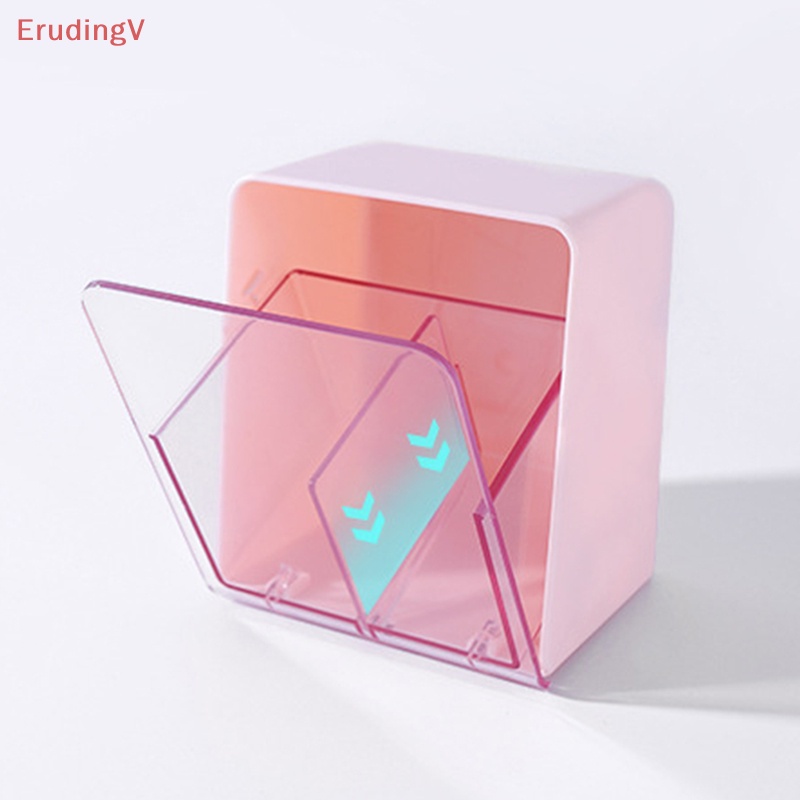 Hộp Đựng Bông Tẩy Trang 2 Ngăn Hình Tròn Cỡ Lớn Trong Suốt Tiện Dụng