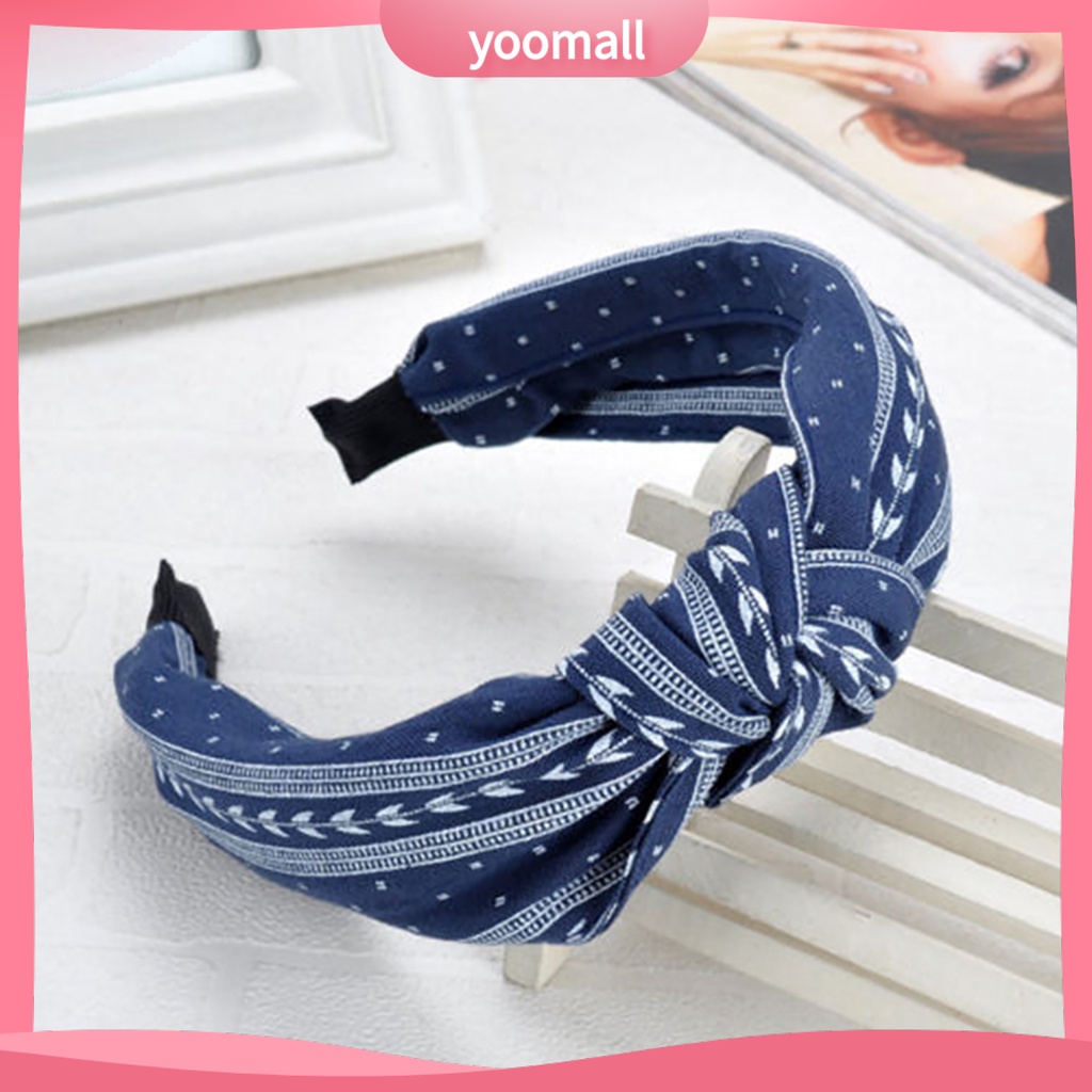 Băng Đô Thắt Nút Chéo Bằng Vải Thoải Mái Quyến Rũ Mặc Hàng Ngày Cho Cuộc Sống Hàng Ngày