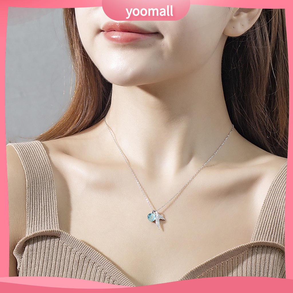 Vòng cổ Mặt Hình Đuôi Cá Thời Trang Dành Cho Nữ