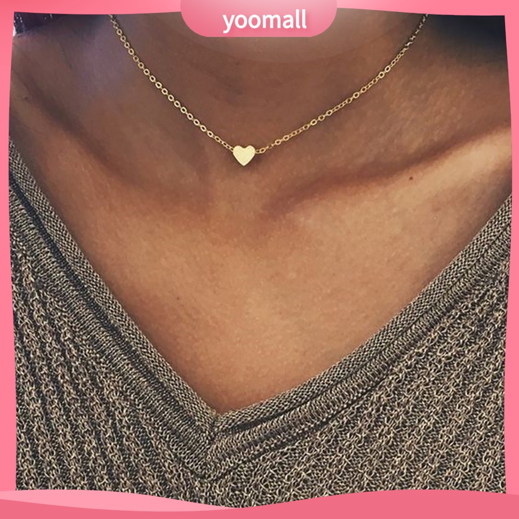 Vòng cổ Mặt Trái Tim Thời Trang Cho Nữ