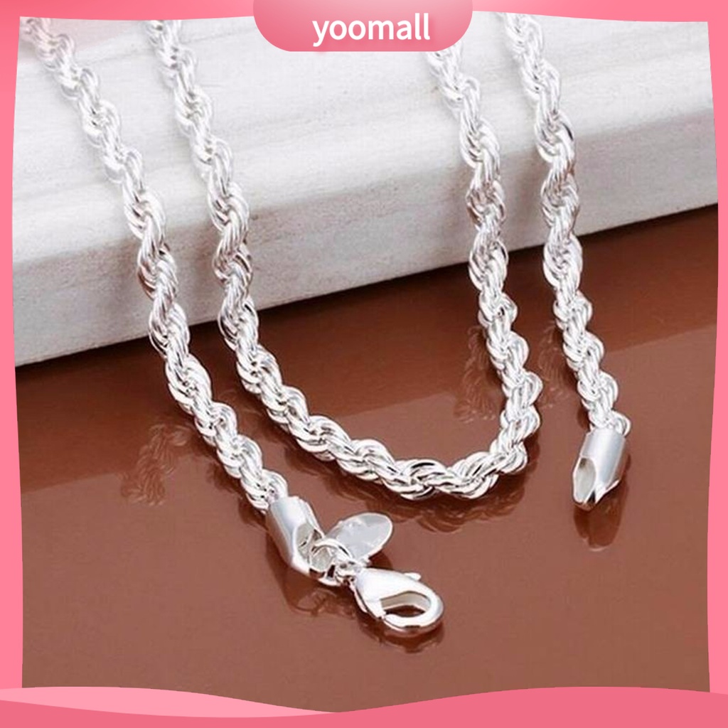 Vòng cổ Dạng Xoắn 18-30 inch Thời Trang Unisex
