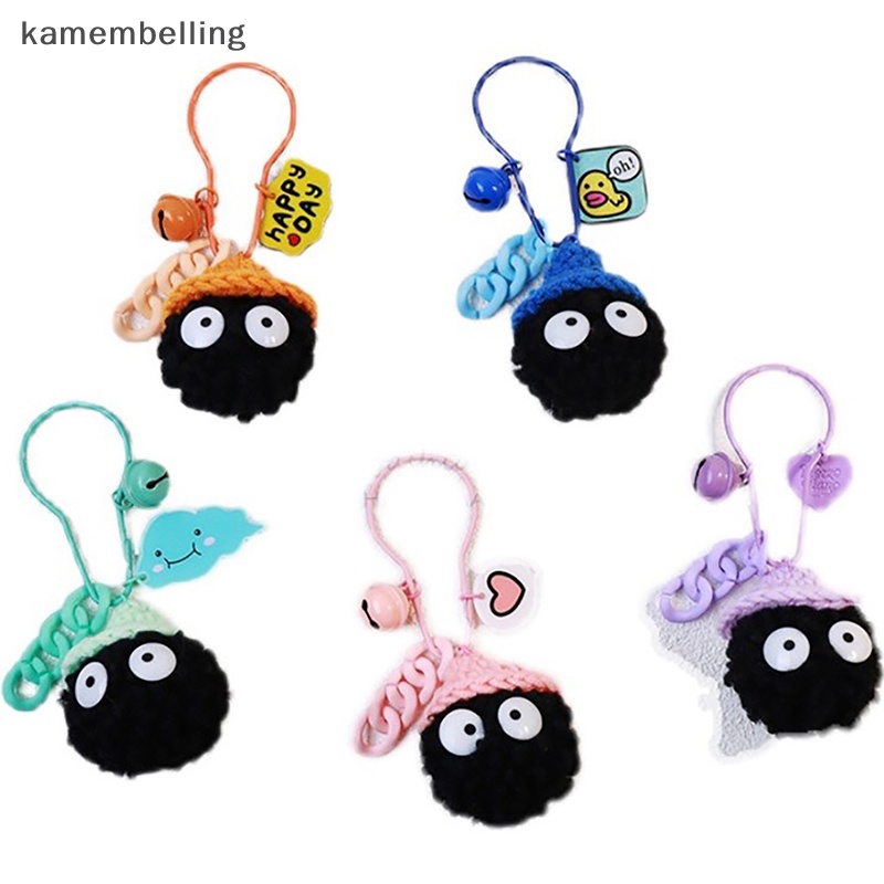 Kamembelling Móc Khóa Xe Hơi / Túi Xách Họa Tiết Hoạt Hình Spirited Away Totora Thủ Công Susuwatari Nhật Bản Cho Nữ