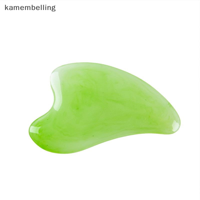 Kamembelling Tấm Đá Gua sha Mát Xa Mặt Và Cơ Thể Bằng Ngọc Bích