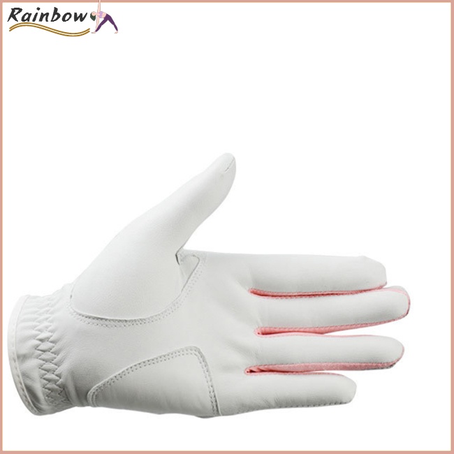 Găng Tay Da Cừu Đánh Golf Chống Trượt Thoáng Khí Dành Cho Nữ