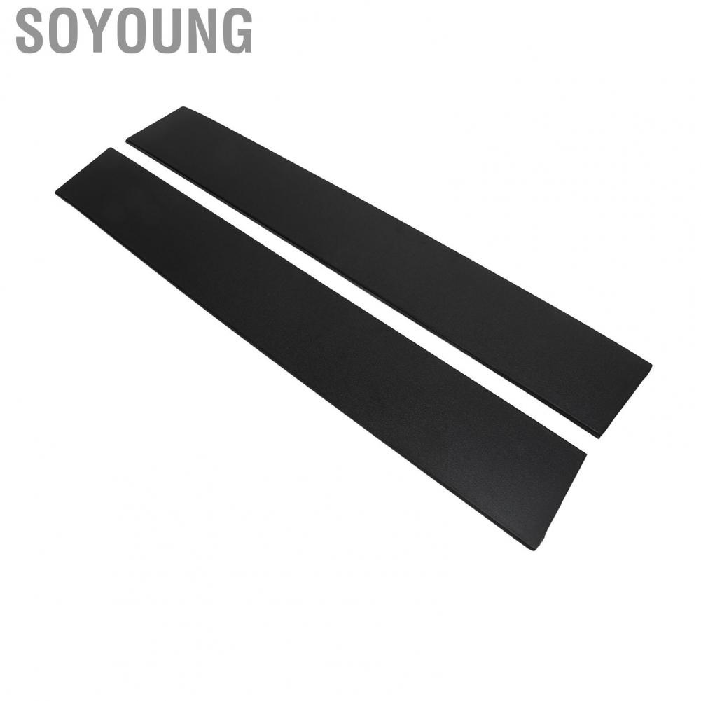 Soyoung 5020664AA Front Door B Pillar Trim Durable Easy Installation Molding 1Pair Stylish for Grand