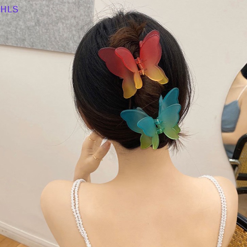 Kẹp Tóc Càng Cua Nhuộm Màu Gradient Thời Trang Cho Nữ