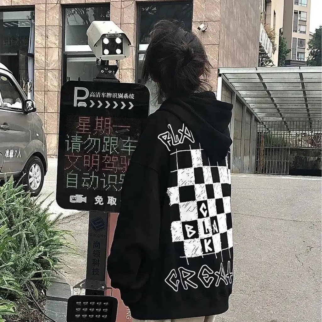 Áo Khoác Có Mũ Trùm Dáng Rộng Thiết Kế Mới Thời Trang Mùa Xuân Thu Theo Phong Cách