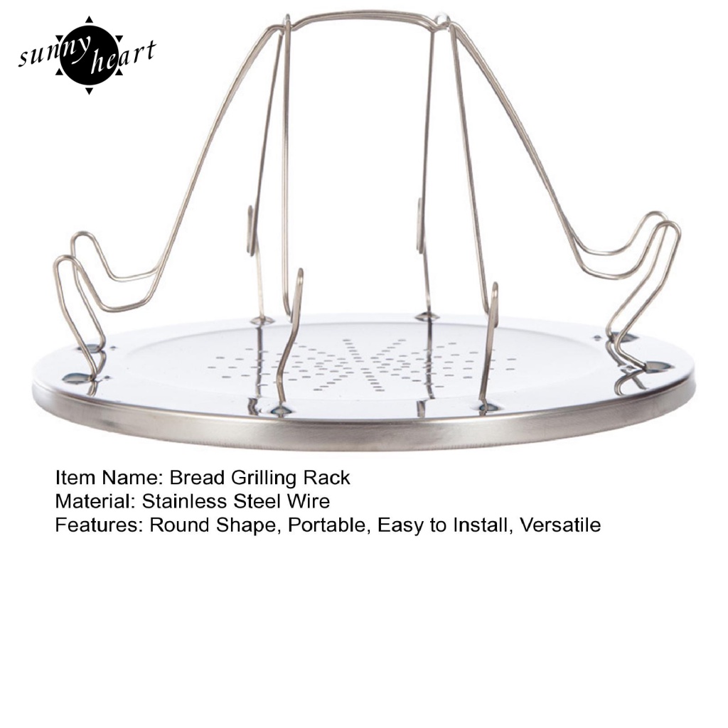 Xẻng Cắt Bánh Mì Chống Rơi Ra Ngoài Và grill Được Góc towards the holes releasing he