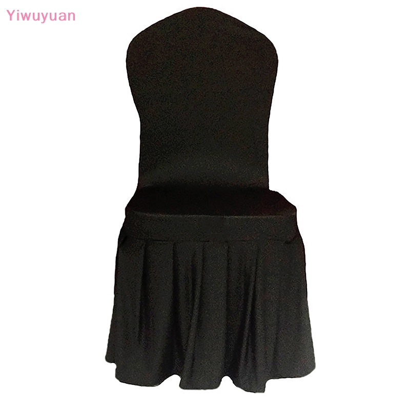&lt; Yiwuyuan &gt; Áo Bọc Ghế Ngồi Tiệc Cưới / Nội Thất Nhà / Tiệc Tùng / Phòng Ăn Bằng Vải Spandex Chống Trượt Mới