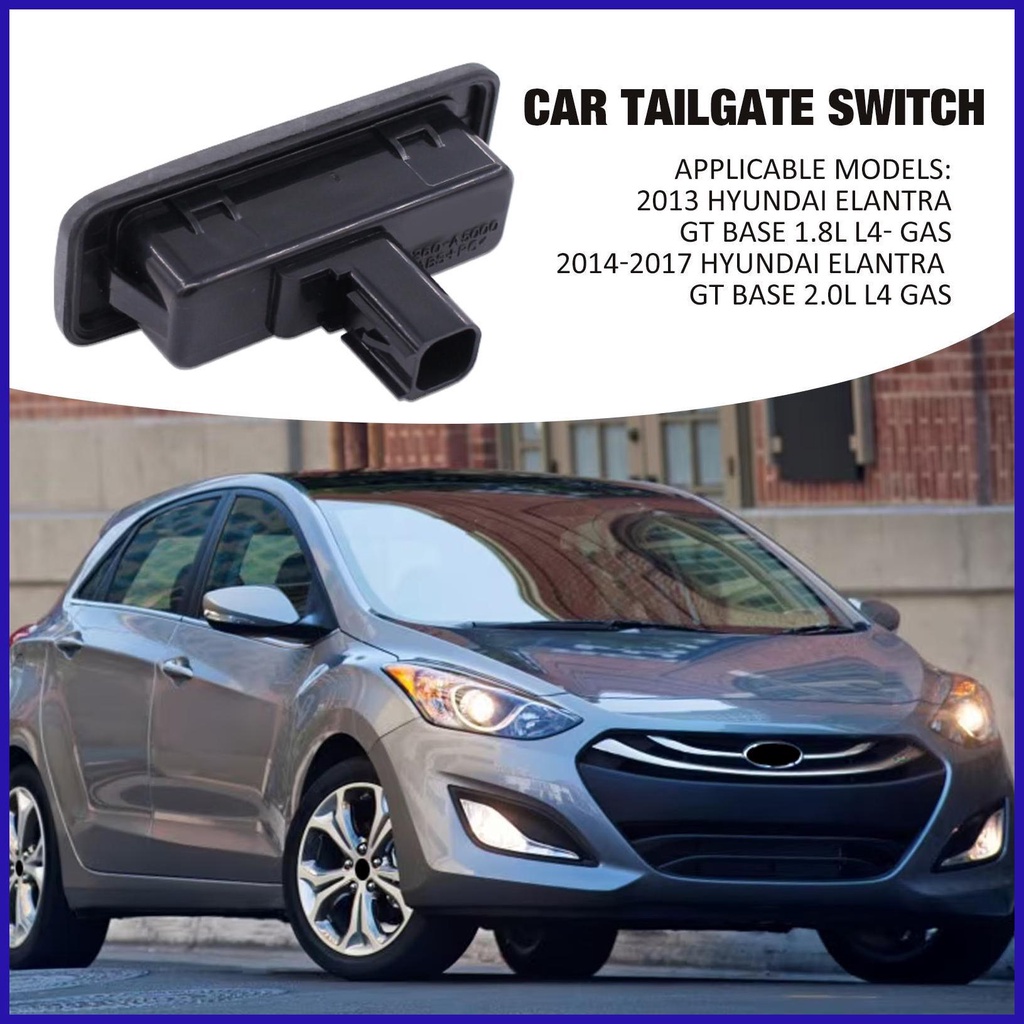 Nút Công Tắc Mở Cốp Xe ABS Màu Đen Cho Hyundai Elantra GT robpvn 2014-2017