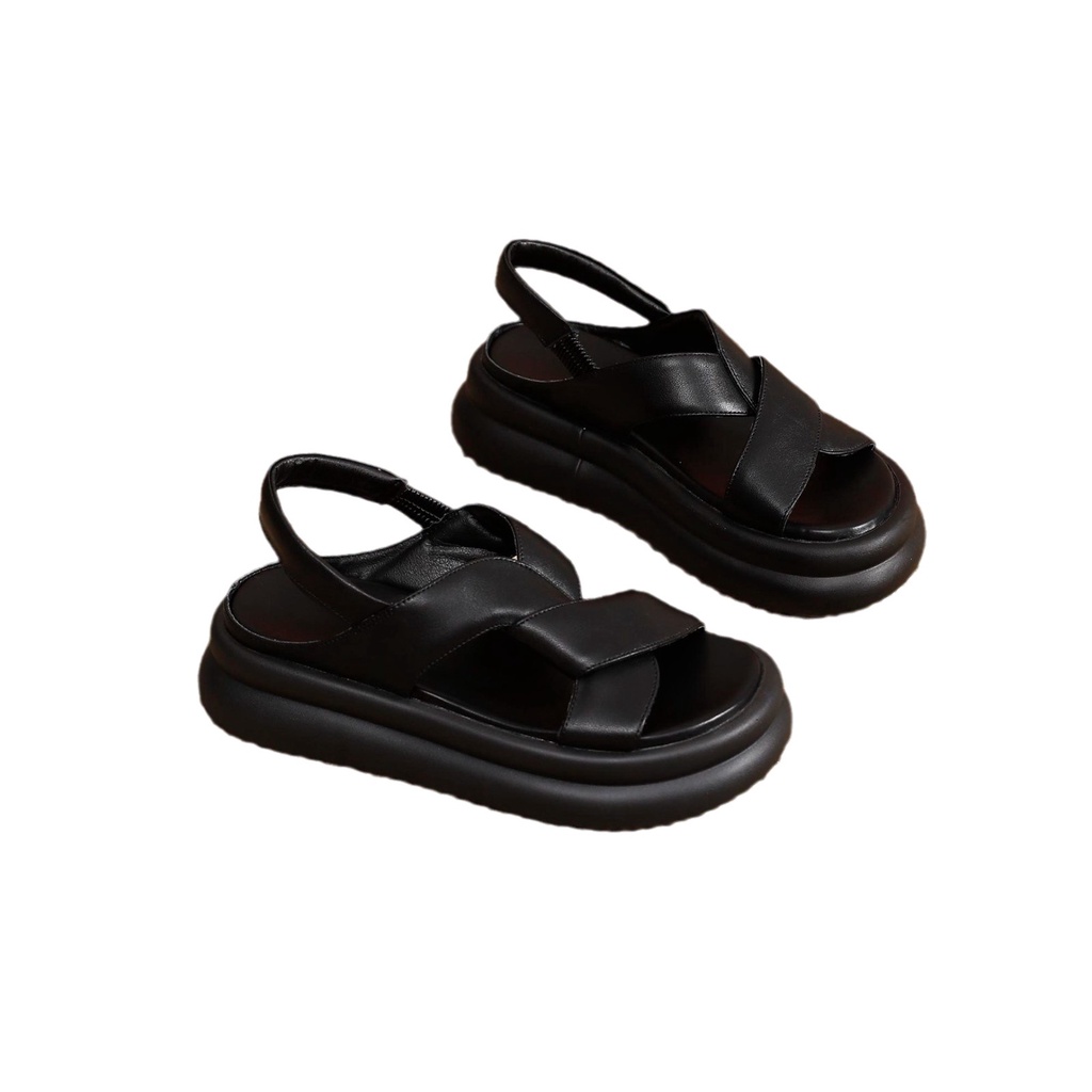 Giày Sandal Thể Thao Đế Dày Thoải Mái Phong Cách Hàn Quốc Thời Trang Mới 2023 Cho Nữ