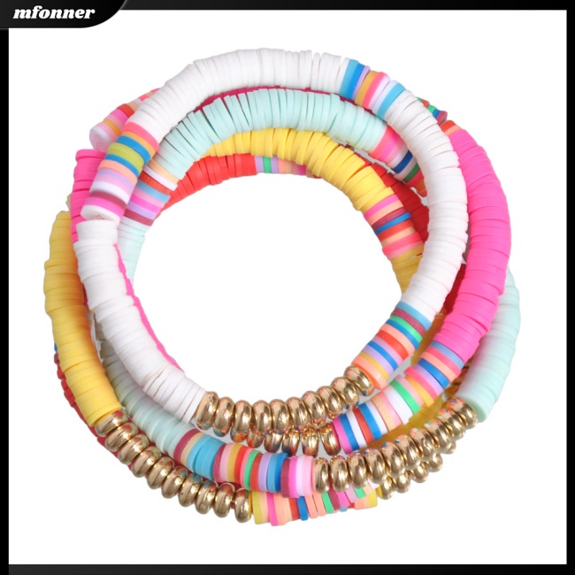 Set 5 Vòng Đeo Tay Chuỗi Hạt Phong Cách Boho Thời Trang Cho Nữ