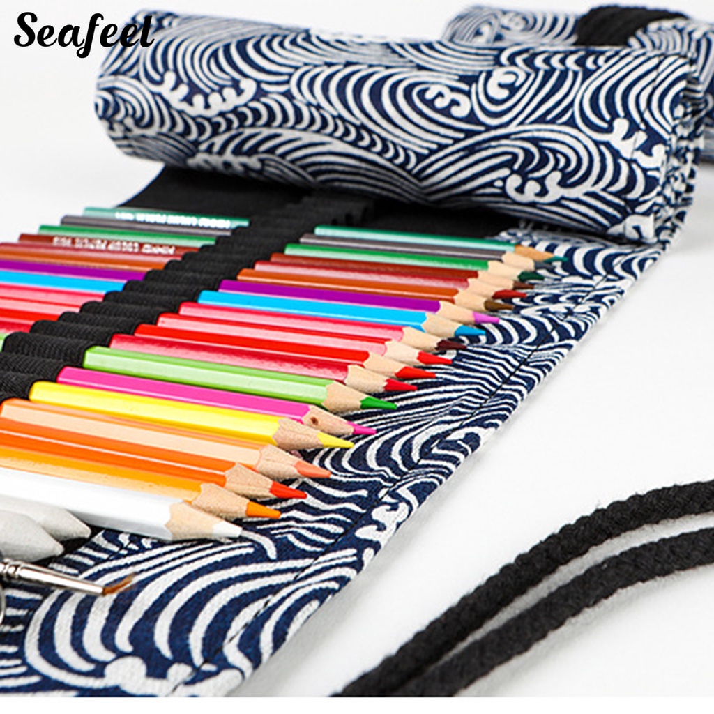 Túi Vải Canvas 12 / 24 / 36 / 48 Lỗ Nhiều Màu Sắc Tiện Dụng