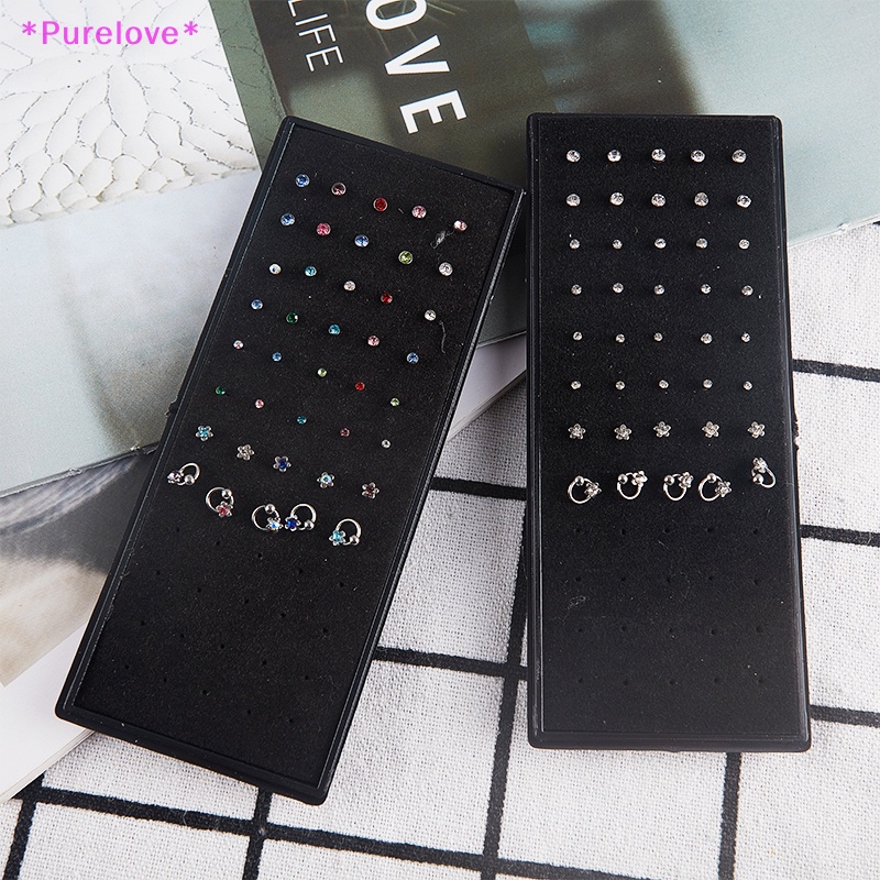 Set 40 Khuyên Mũi Đính Đá Cá Tính Thời Trang Mới