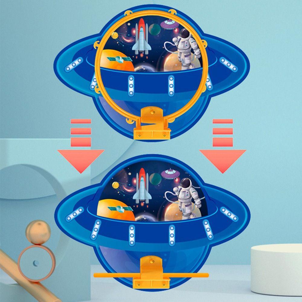 Khung Treo Bóng Rổ Bơm Hơi Họa Tiết Hoạt Hình Gấp Gọn Tiện Lợi